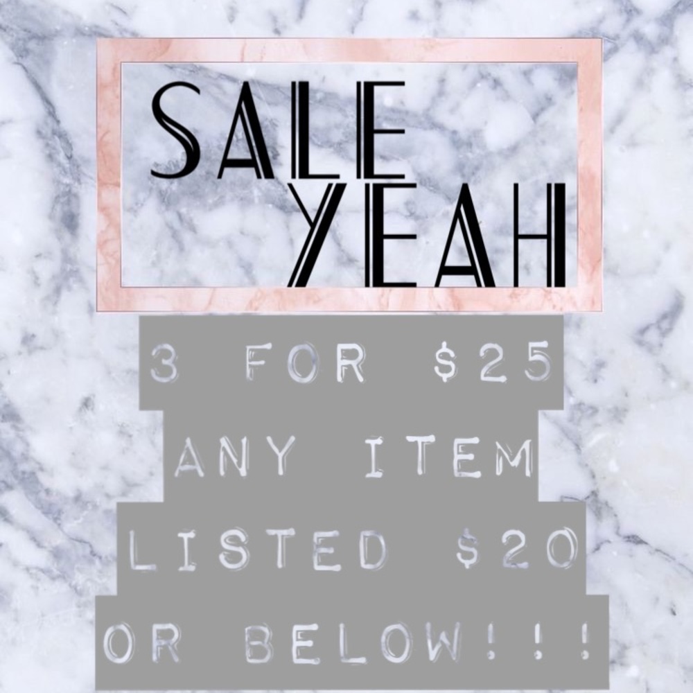 🌟 🌟 3 FOR $25 ALL ITEMS $20 AND BELOW!!!! 🌟 🌟
